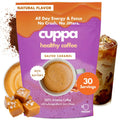 Cuppa French Vanilla Coffee - Medium Roast with mushrooms adaptogens & superfoods - Lion's Mane Ashwagandha Cordyceps MCT Prebiotic Fiber & L-Theanine - Supports energy & a happier gut (30 Servings)