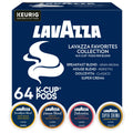 Lavazza Favorites Collection Variety Pack, K-Cup Pods, Light and Medium Roast Coffee, 64 Count