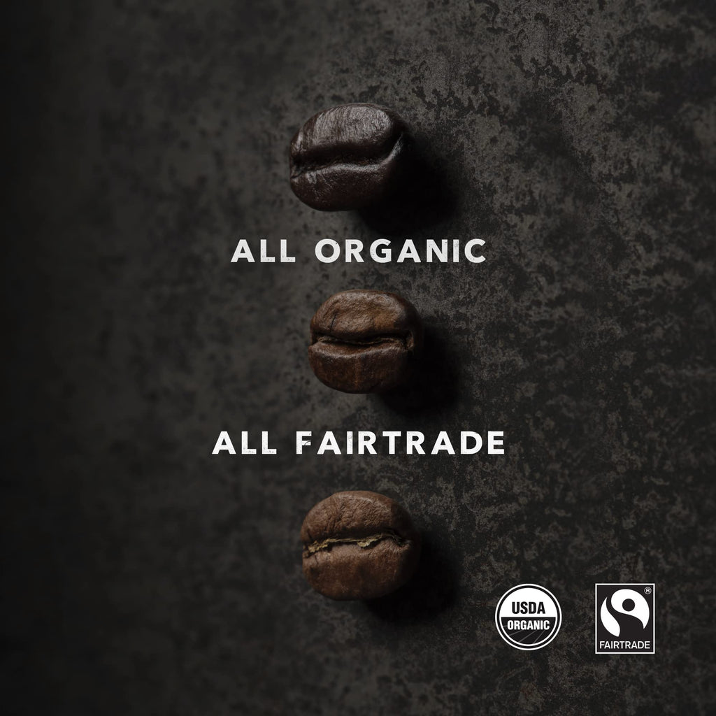 Kicking Horse Coffee Grizzly Claw, Dark Roast, Ground, Certified Organic, Fairtrade, Kosher, Black, 60 Oz, Pack of 6