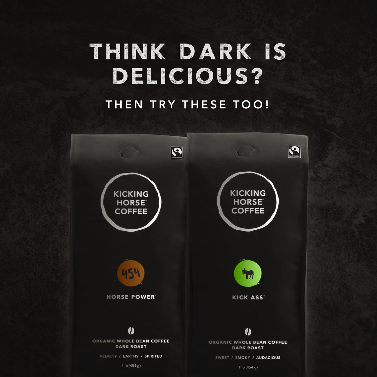 Kicking Horse Coffee Grizzly Claw, Dark Roast, Ground, Certified Organic, Fairtrade, Kosher, Black, 60 Oz, Pack of 6