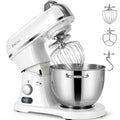 8.4QT Commercial Stand Mixer 800W with Aluminum Die Casting Meets the Standard of NSF/ANSI 8-2023, Mixers Kitchen Electric Stand Mixer with Stainless Steel 8L Bowl, Dough Hook, Whisk and Beater
