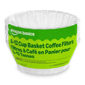 Amazon Basics Basket Coffee Filters for 8-12 Cup Coffee Makers, White, 200 Count, Packaging May Vary