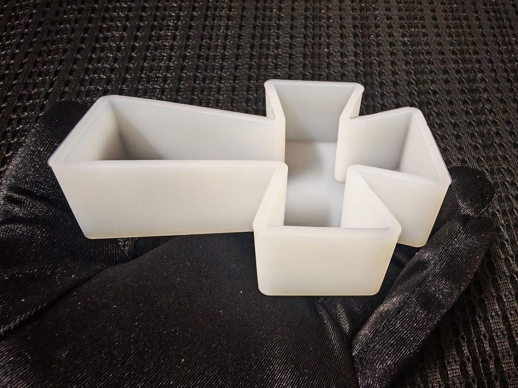 【300+ Design Optional】 Fuehbur Cross Pendant Freshie Mold, Silicone Epoxy Resin Molds for Car Freshies, Aroma Beads, Soap Candle Pendant Mould-Oven Safe