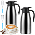 ThermoCafe 70 Oz Double Walled Vacuum Insulated Stainless Steel Carafe - Keeps Coffee & Water Hot for 12 Hours