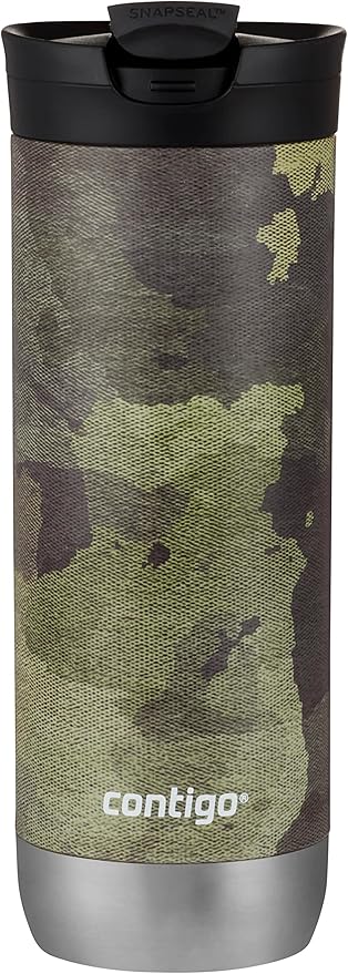Contigo Huron Stainless Steel Travel Mug with SNAPSEAL Lid 20oz. Camo