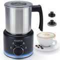 4 in 1 Milk Frother and Steamer, 500ml Stainless Steel Electric Foam Maker