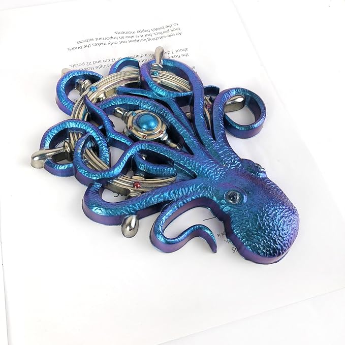 Octopus Resin Mold, Cute Silicone Octopus Epoxy Molds, 3D Large Animal Silicone Molds for Resin Casting, Wall Hanging, Desktop Ornament Home Decor (6), OSM-58