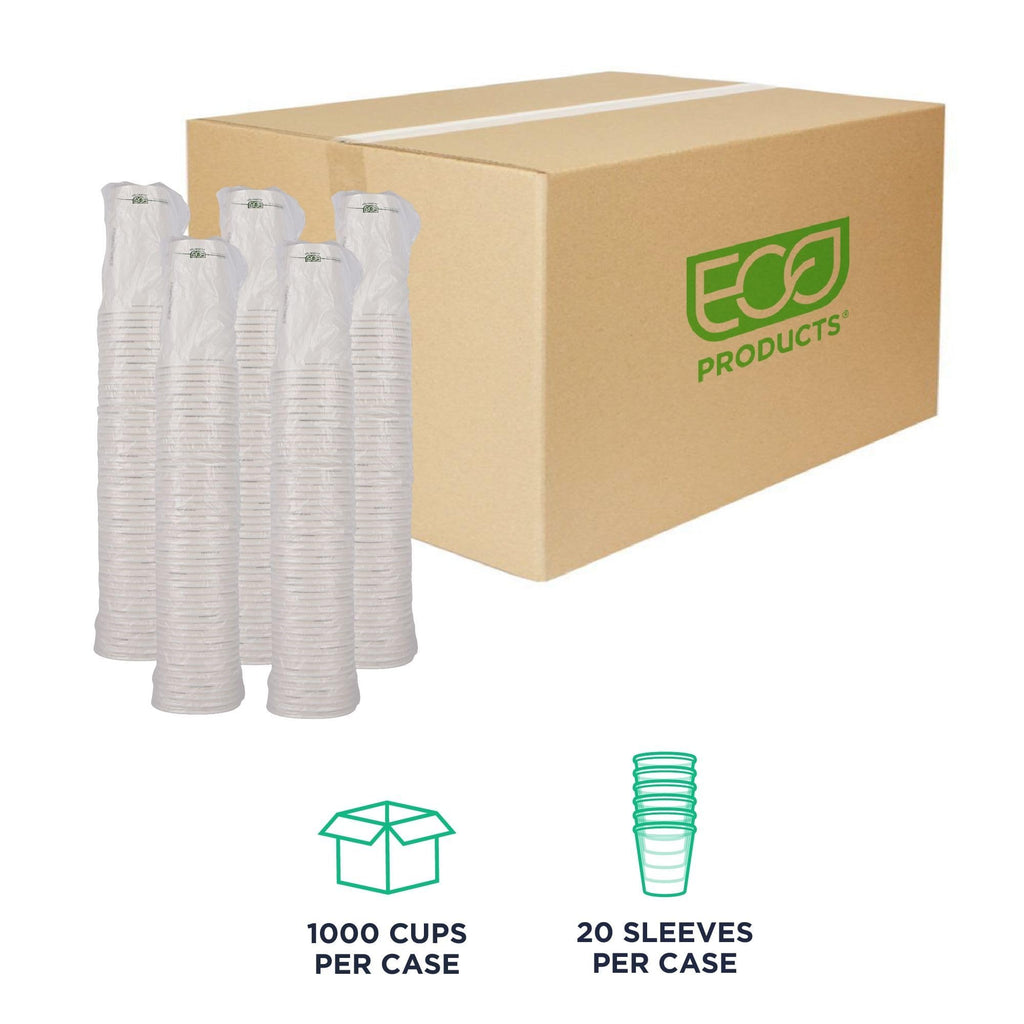 ECO PRODUCTS GreenStripe Disposable Paper Hot Cups, 16 oz, 1000 Count