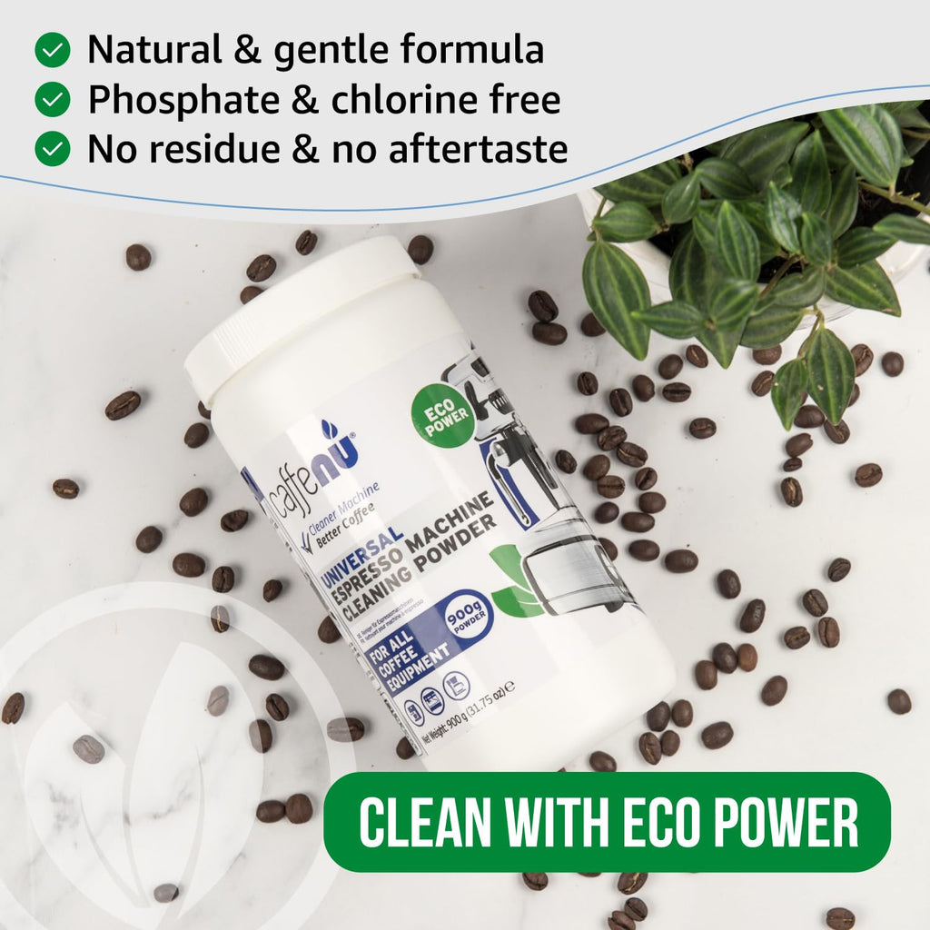 Caffenu Espresso Machine Cleaning Powder, Group Head Cleaner, 31 oz/900g