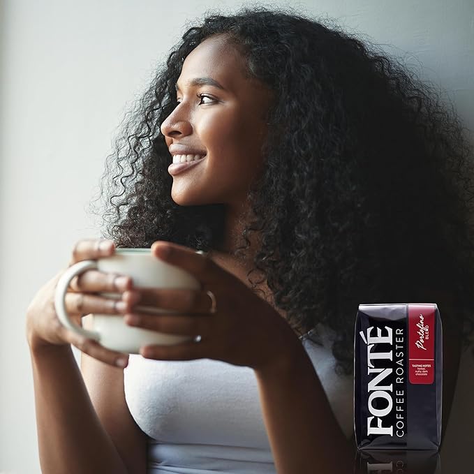 Fonte Coffee Roaster - Drip Coffee - Medium-Dark Fresh Roast - Roasted in Seattle - Single Origin - Herbal, Nutty, Dark Chocolate - 12 oz - Portofino