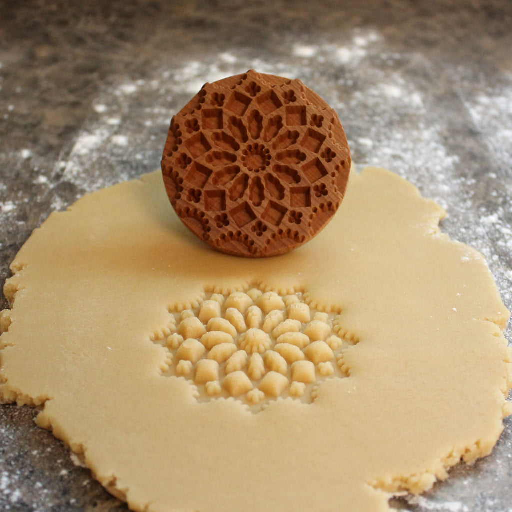 Fun Food Tools, Wood Cookie Stamp, 2.5 Inch (Chartres Cathedral CS-056)