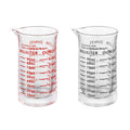Ackers 3oz/90ml Glass Measuring Cup – Shot Glass with Double Scale-Ounce,Ml Markings for Kitchen & Bar(Pack of 2)