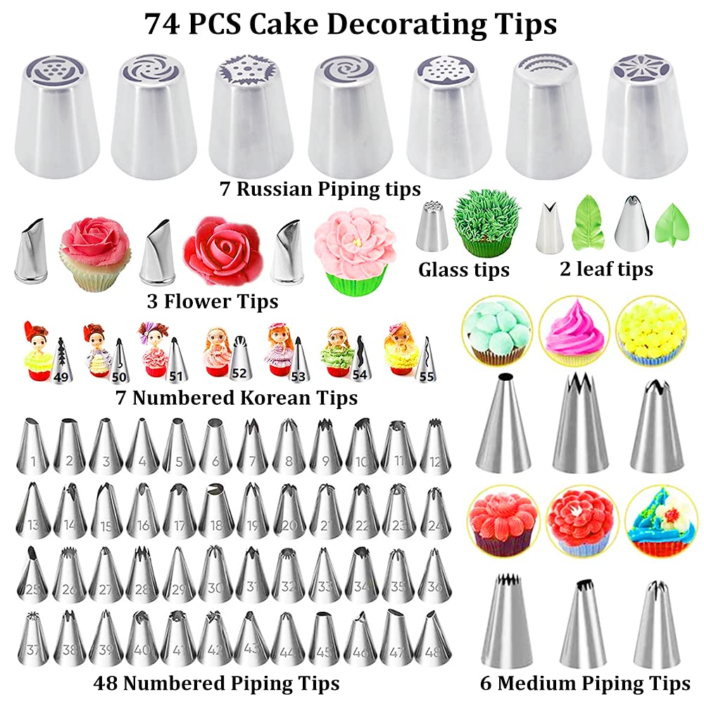 Gawren-H&E Cake Decorating Kit-Baking Supplies and Cake Decorating Supplies
