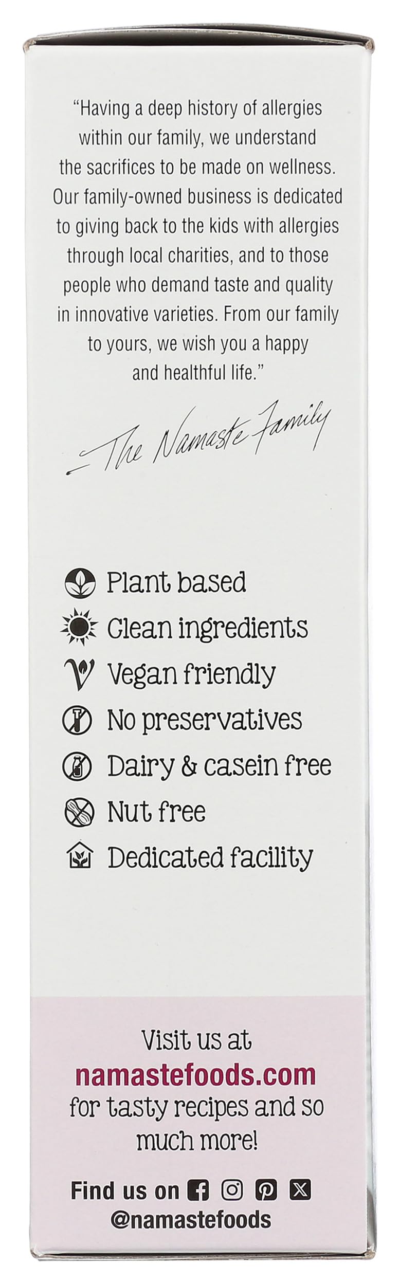 Namaste Foods, Gluten Free Spice Cake Mix, Allergen-Free,26 Oz (Pack of 6)