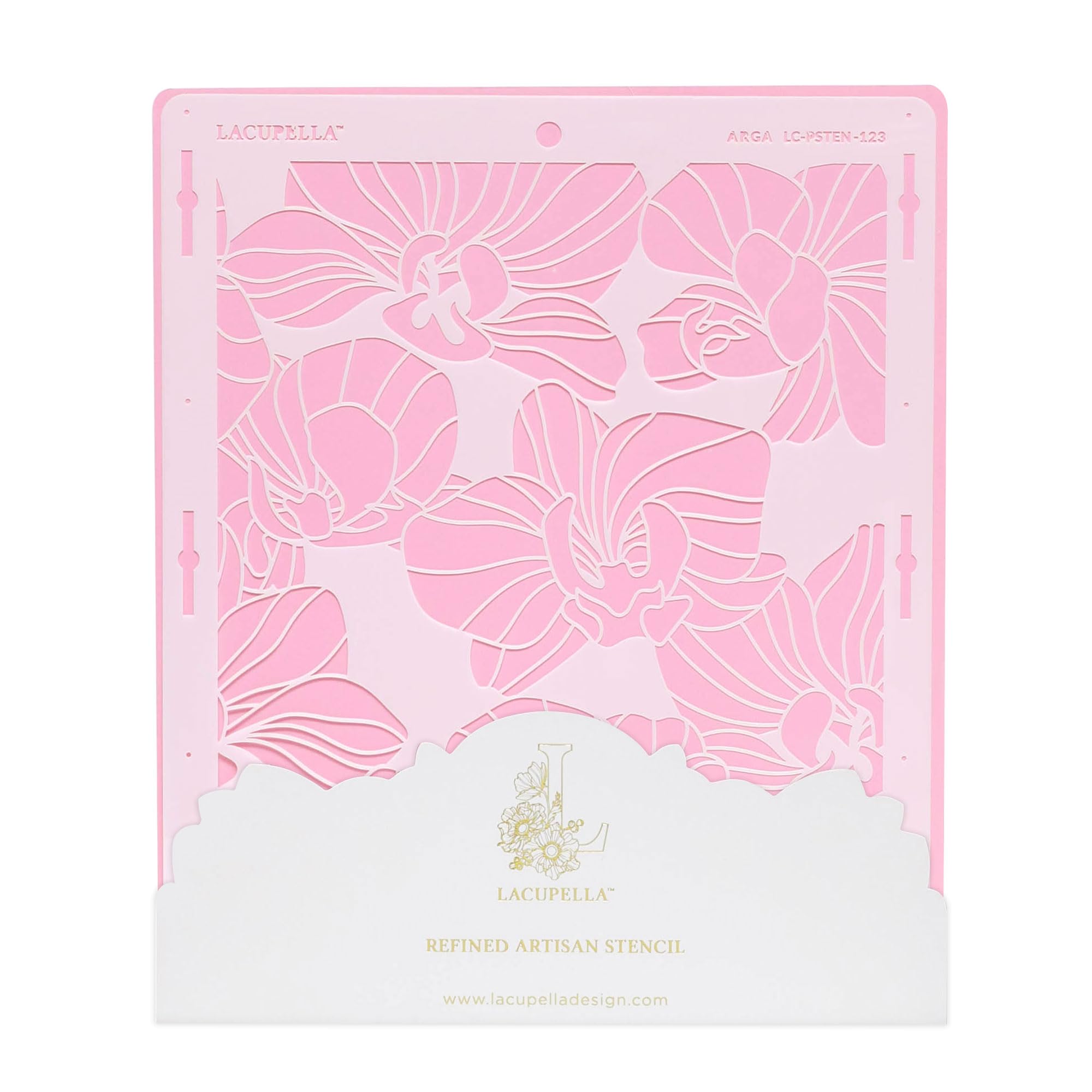 Lacupella Large and Tall Cake Decorating Stencil (ARGA)