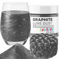 Bulk (20g) Black Luster Dust Edible Cake Decorations, Edible Black Dust for Cakes, Black Edible Luster Dust for Cupcake Decorations, Cake Drip, Black Fondant for Cakes and Black Edible Paint