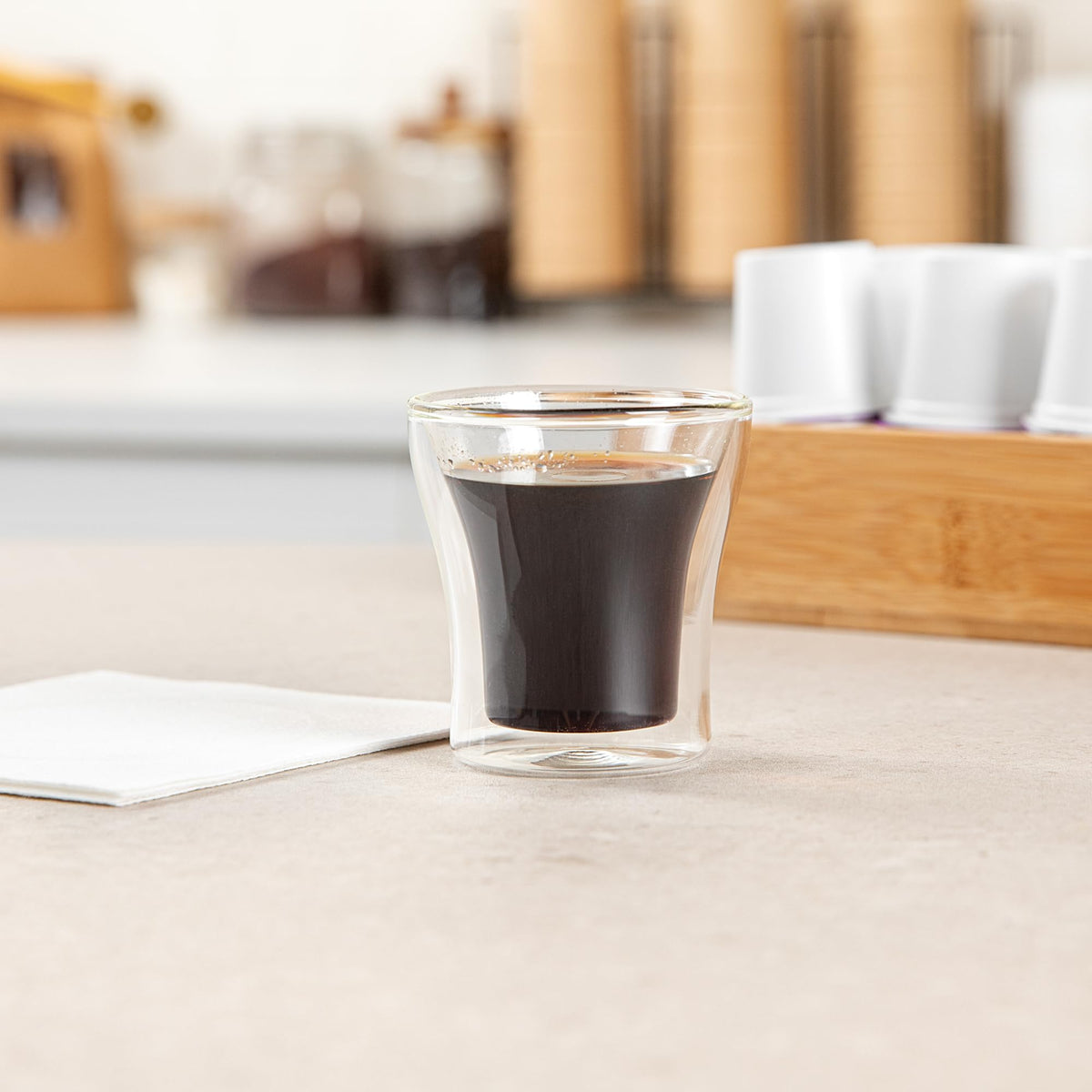 Restaurantware 3 oz Professional Shot Glass Espresso Cup, 2 Pack