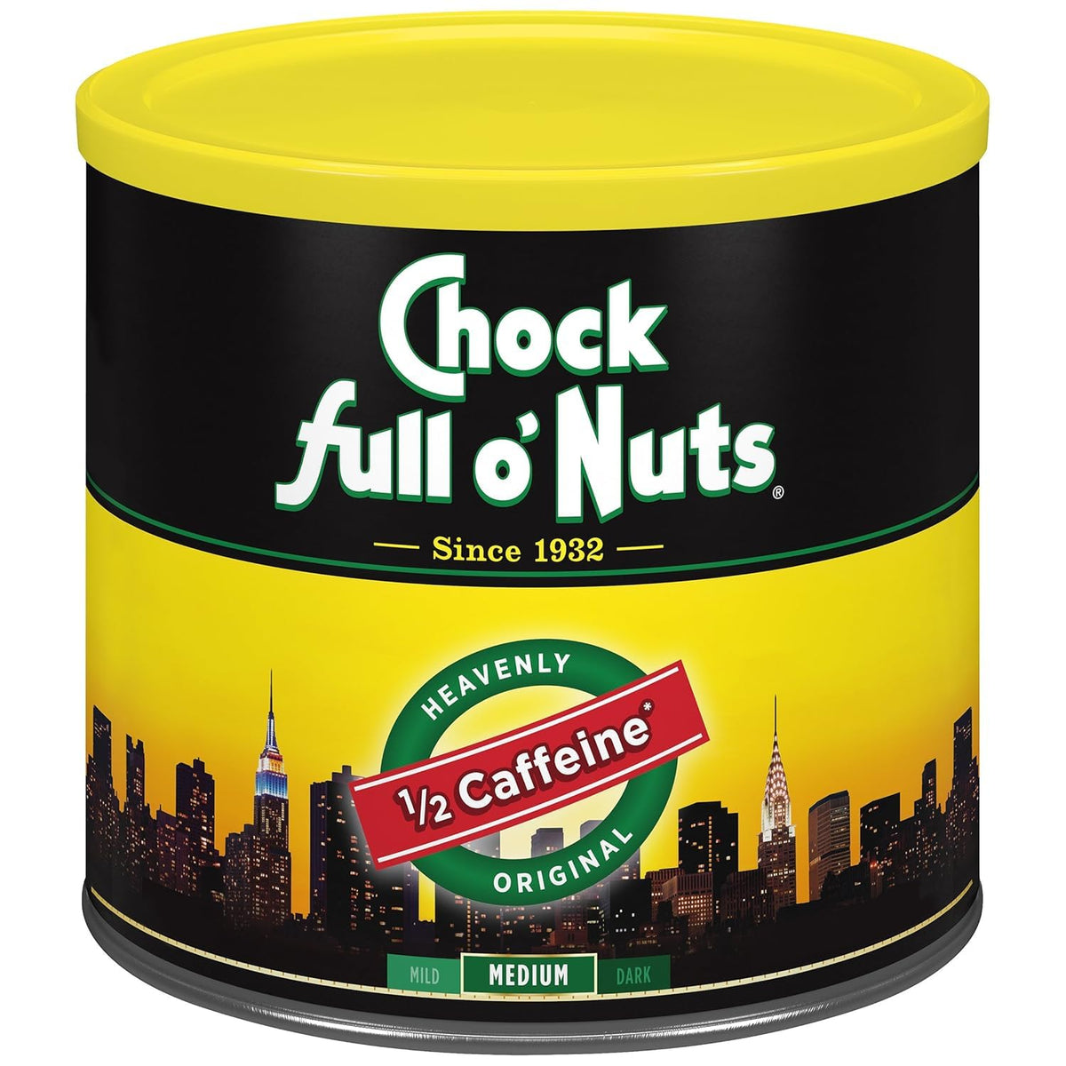 Chock Full o' Nuts Ground Coffee - Donut Shop, 23 oz Can