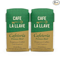 Cafe La Llave Whole Bean Espresso Coffee, Premium Dark Roast, 32 oz Bags (Pack of 2) - Rich Cuban-Style Blend