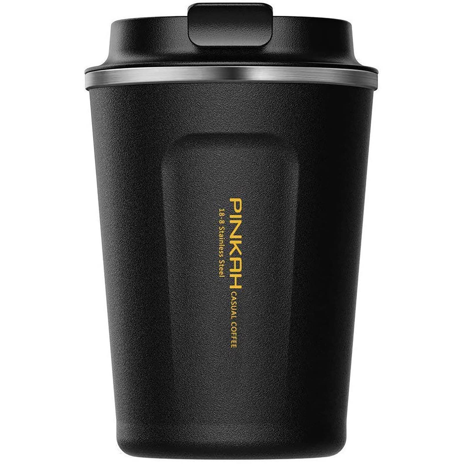 PINKAH 12OZ Vacuum Travel Mug for Ice Drinks/Hot Beverage, Double Walled Stainless Steel Insulated Coffee Tumbler Cup, Thermal Coffee Mug