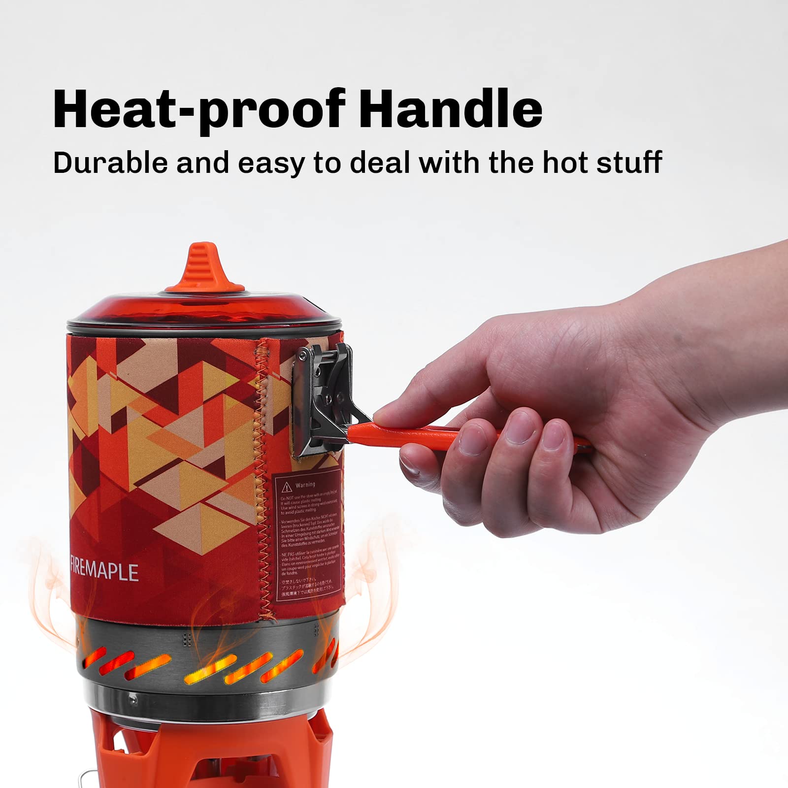 Fire-Maple Fixed Star X2 Backpacking Camping Stove System, Orange,22oz
