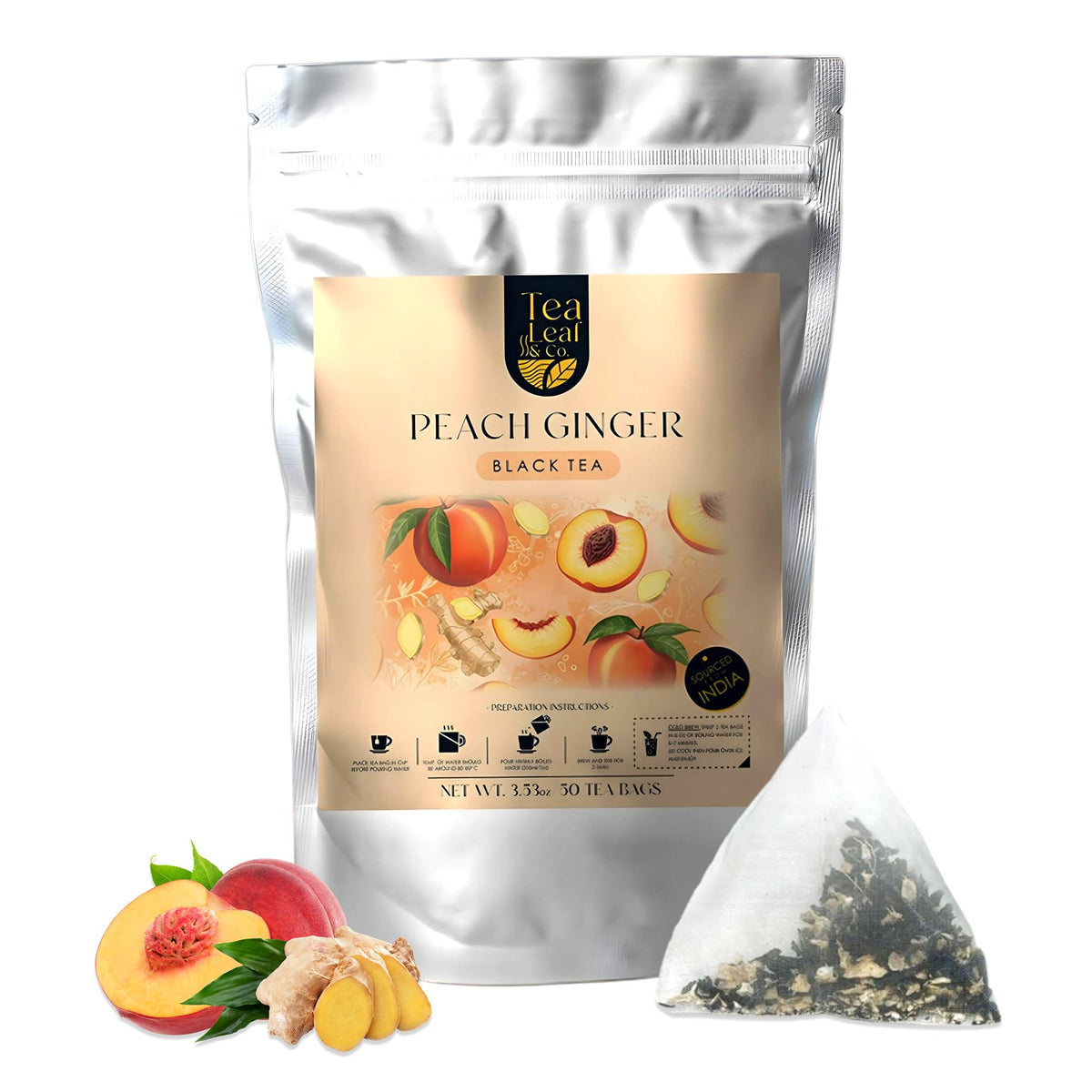 Sweet Hibiscus Cinnamon Green Tea (3.5oz), Natural Herbal Infusion, 50 Bags