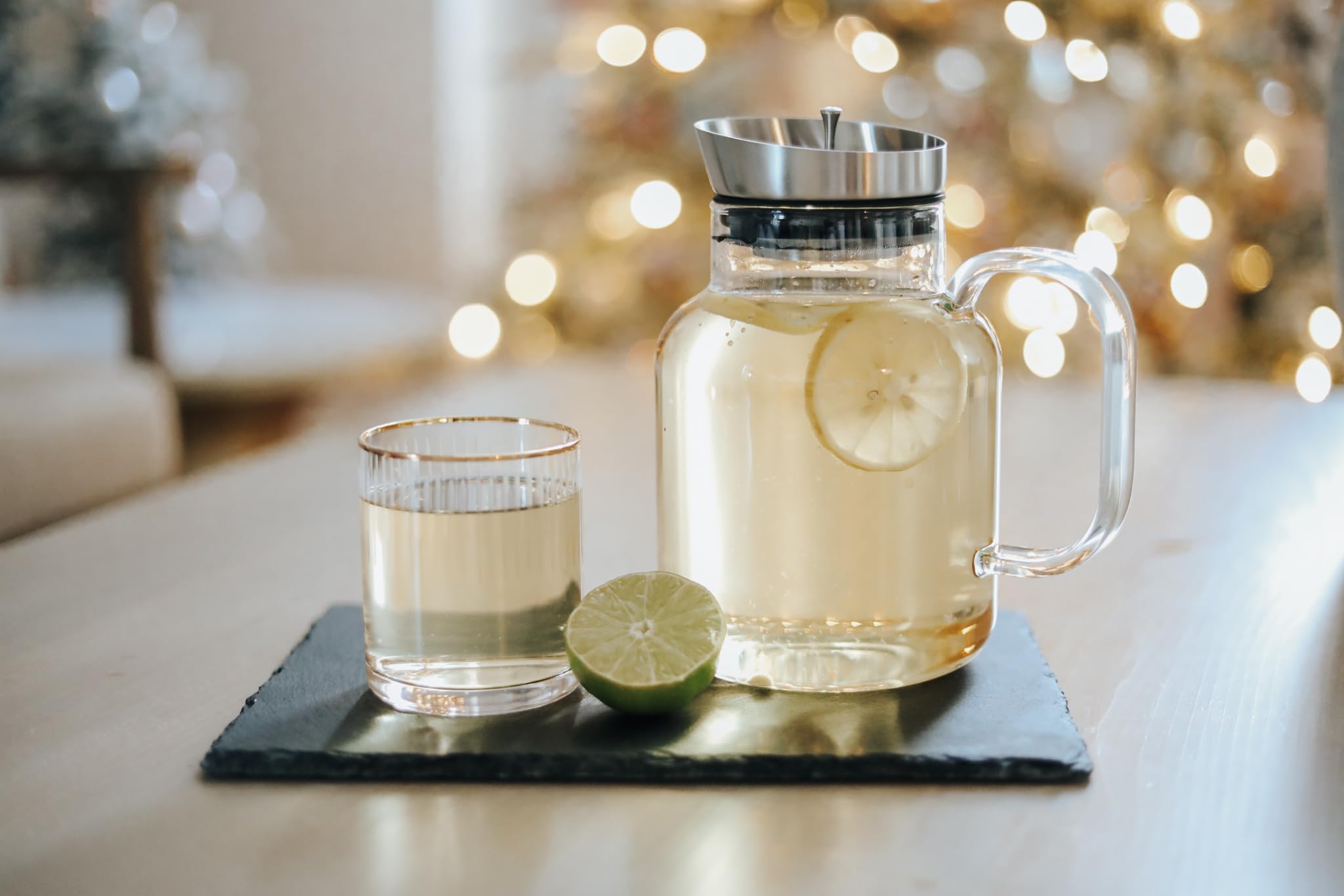 Teabloom 100% Plastic-Free Large Multi-Brew Borosilicate Glass Teapot + Kettle + Pitcher – Steep and Serve Hot Tea, Iced Tea, Cold Brew Tea and Fruit Infused Water – Legacy Tea Maker