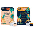 Kahawa 1893 Variety Pack Coffee K-Cup Pods - Safari & Serengeti Blend (40 Count) - As Seen on Shark Tank, 1 Box Medium Roast + 1 Box Dark Roast, Ethically & Sustainably Sourced