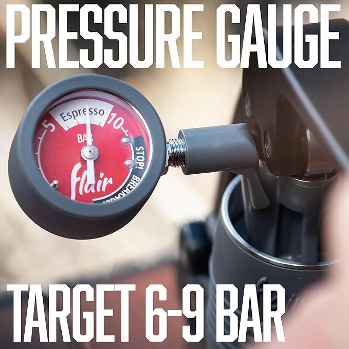 Flair GO: Portable, Collapsible Lever Espresso Machine for 9BAR Espresso Anywhere (Grounds Model)