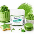Bakerpan Pearl Luster Dust Edible, Leaf Green Edible Glitter for Cocktails, 4 Grams Edible Glitter for Cake Decorating, Cookies, Chocolates and Candies, Drinks (Made in USA)
