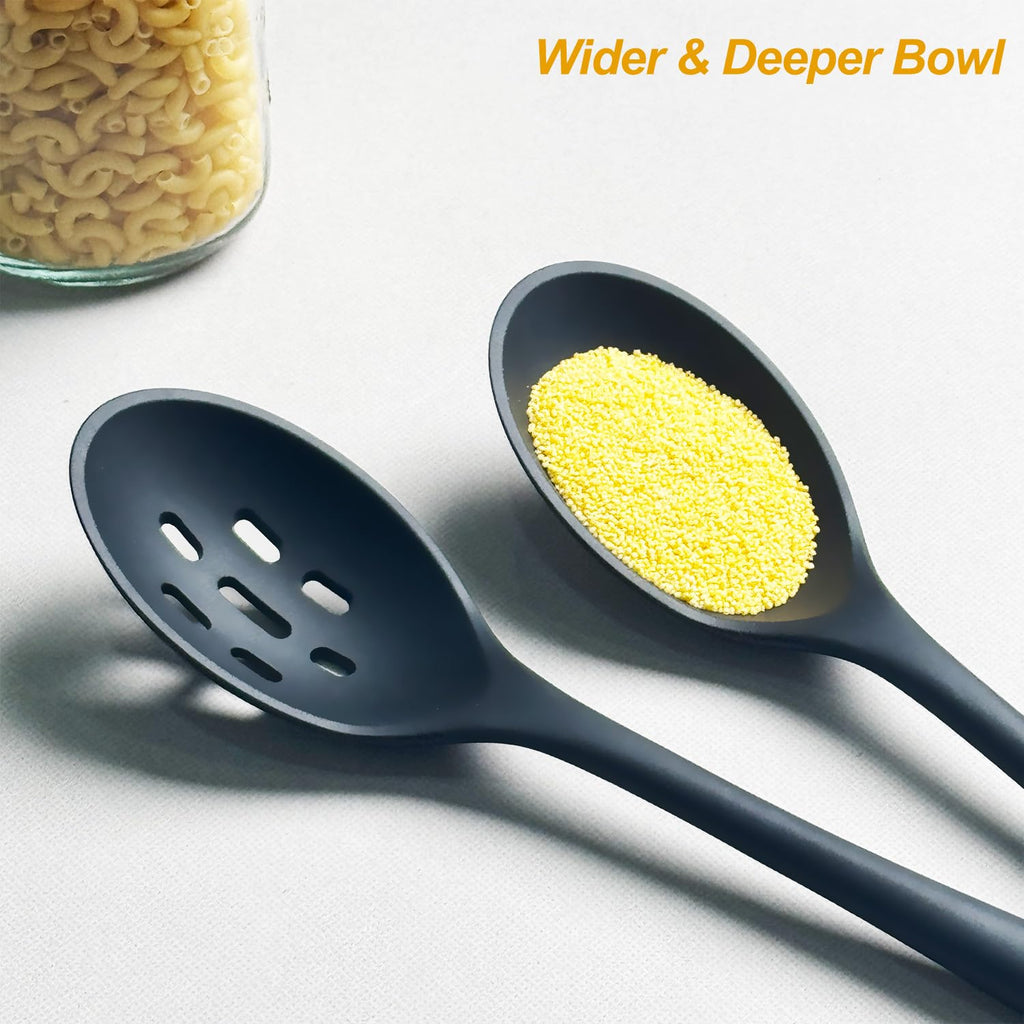 Silicone Cooking Utensils Set, Heat Resistant & Non Stiick, 5Pack