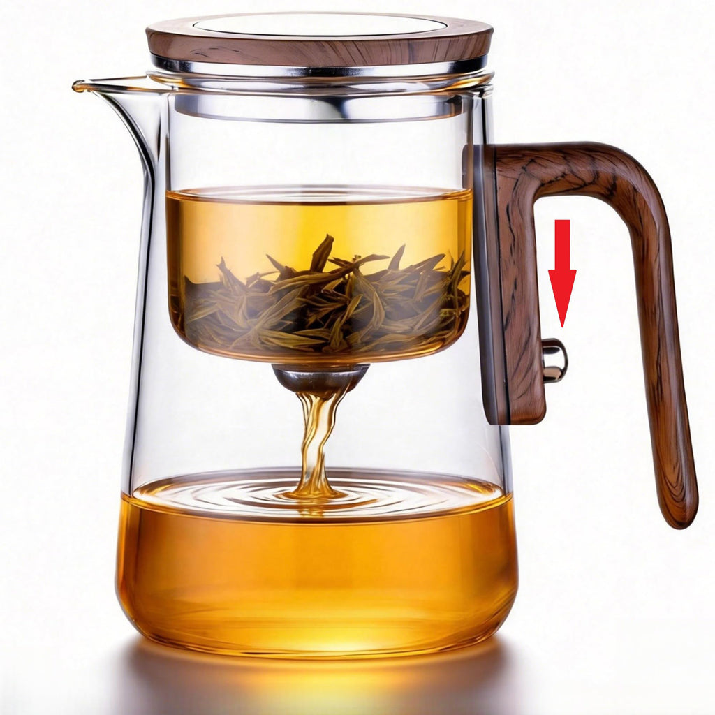DRNKNSTX Enchanted Tea Pot with Tea Infuser, Loose Leaf Tea Steeper, 27 oz