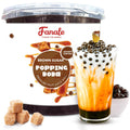Fanale Brown Sugar Popping Boba Pearls for Bubble Tea and Drinks, 7 Pounds