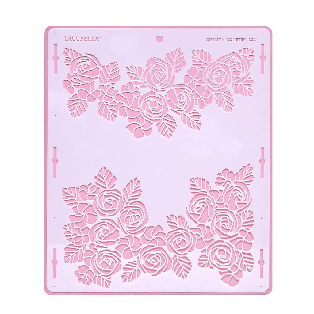 Lacupella Large Cake and Baking Decorating Stencil (Christa)
