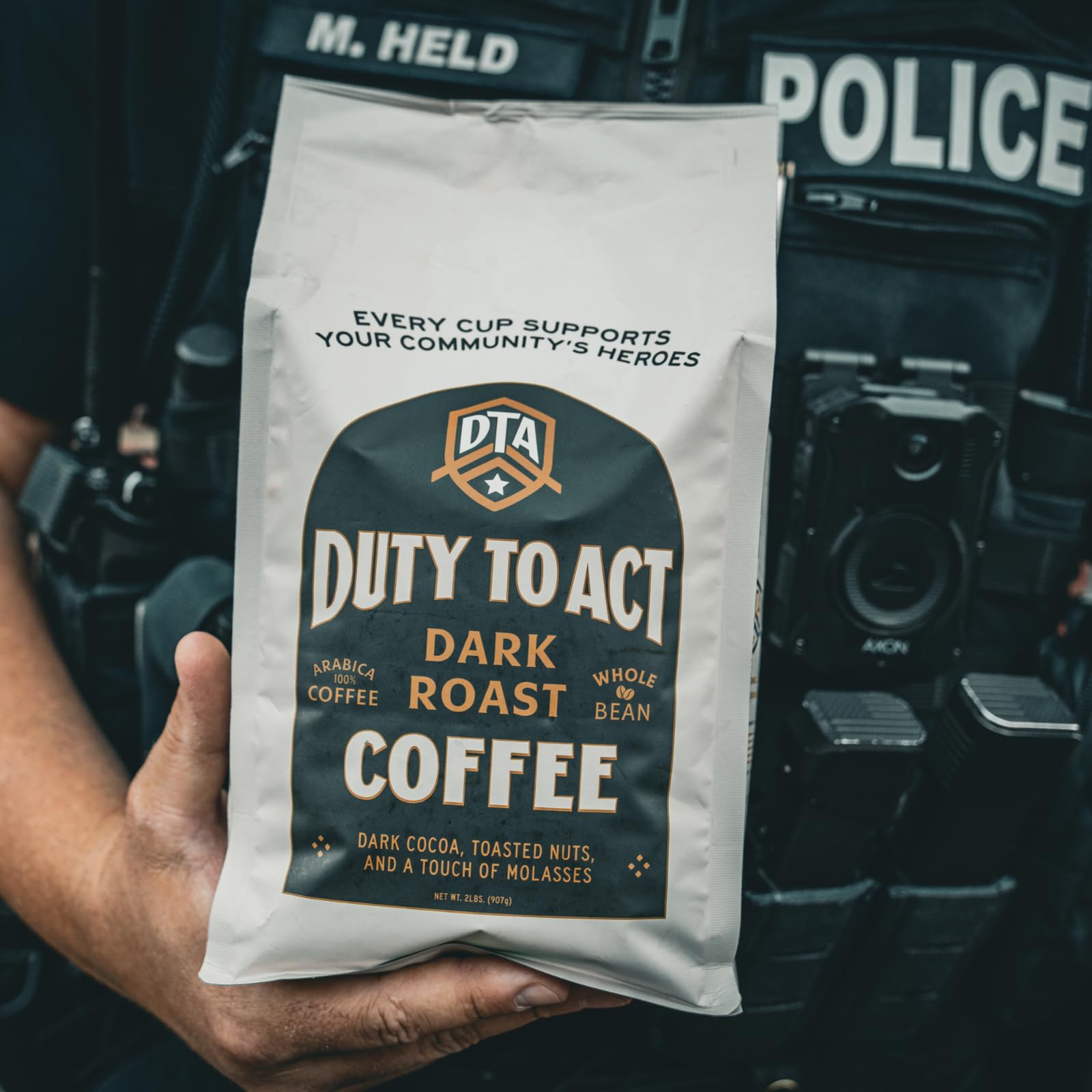 Duty to Act Medium Roast & Dark Roast Whole Bean Coffee, 2 lb. (Variety Pack)