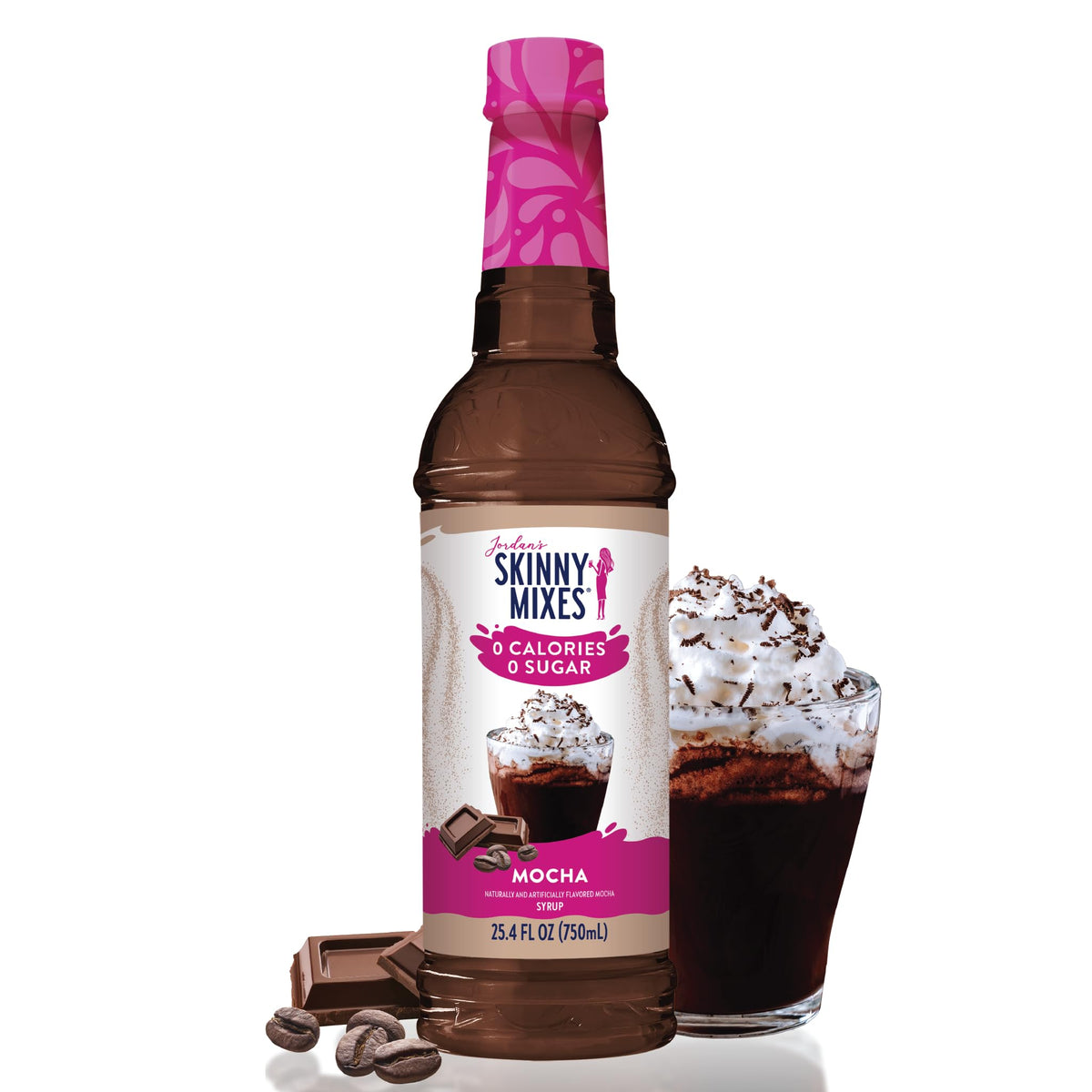 Jordan's Skinny Mixes Mocha Coffee Syrup, 25.4 fl oz