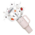 Cirkul 40oz. Cherry Blossom Stainless Steel Tumbler with Handle, All-Day StrawSip™, Double-Wall Insulated