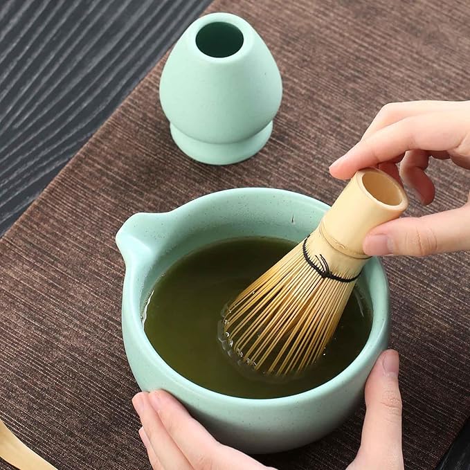 Japanese ceramic matcha bowl. 20 ounce ceramic bowl. Matcha tea bowl. A gift for matcha enthusiasts (blue)