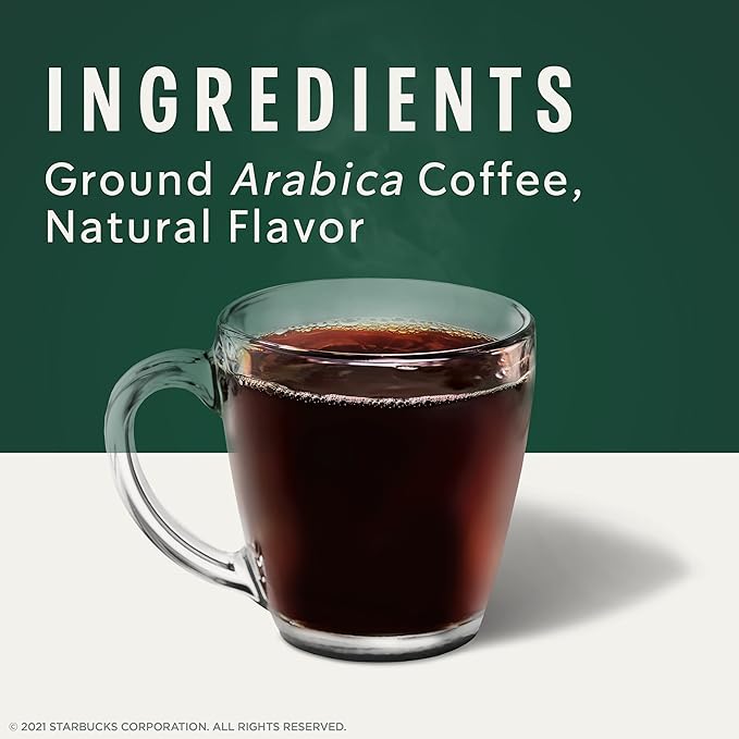 Starbucks Flavored Ground Coffee, Variety Pack, Naturally Flavored, 3 bags (11 oz each)