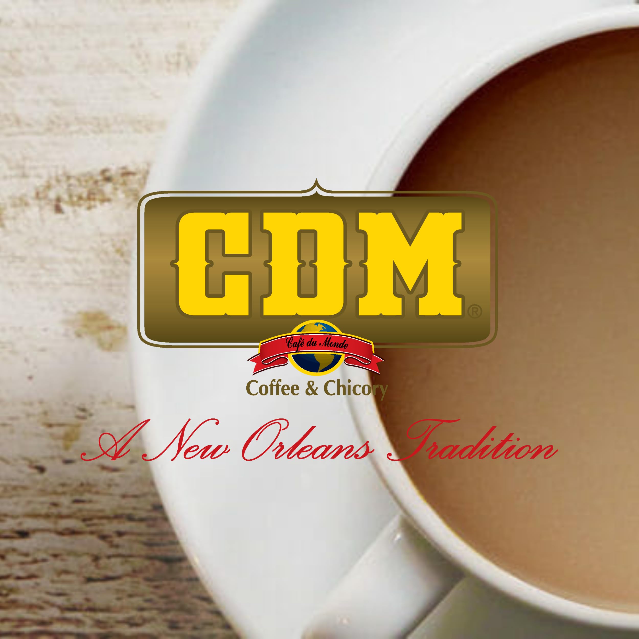 CDM Ground Coffee & Chicory Automatic Drip, 13oz Bag (Pack of 4)