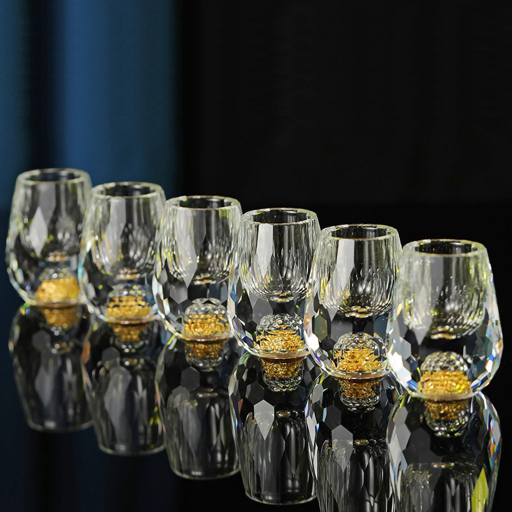 Soopiiso Crystal Glasses 0.5oz/15ml,shot glasses (6)