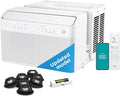 Midea 12,000 BTU U Shaped Smart Inverter Window Air Conditioner - Cools 550 Sq Ft, Ultra Quiet with Open Window Flexibility - Alexa/Google Assistant Compatible - 35% Energy Savings, Remote (Updated)