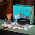 Matchamantra Premium Matcha Ceremony Set – Complete 9-Pcs Ritual Kit – Presented in Luxury Magnetic Gift Box, Perfect for Gifting or Self-Care (Black)