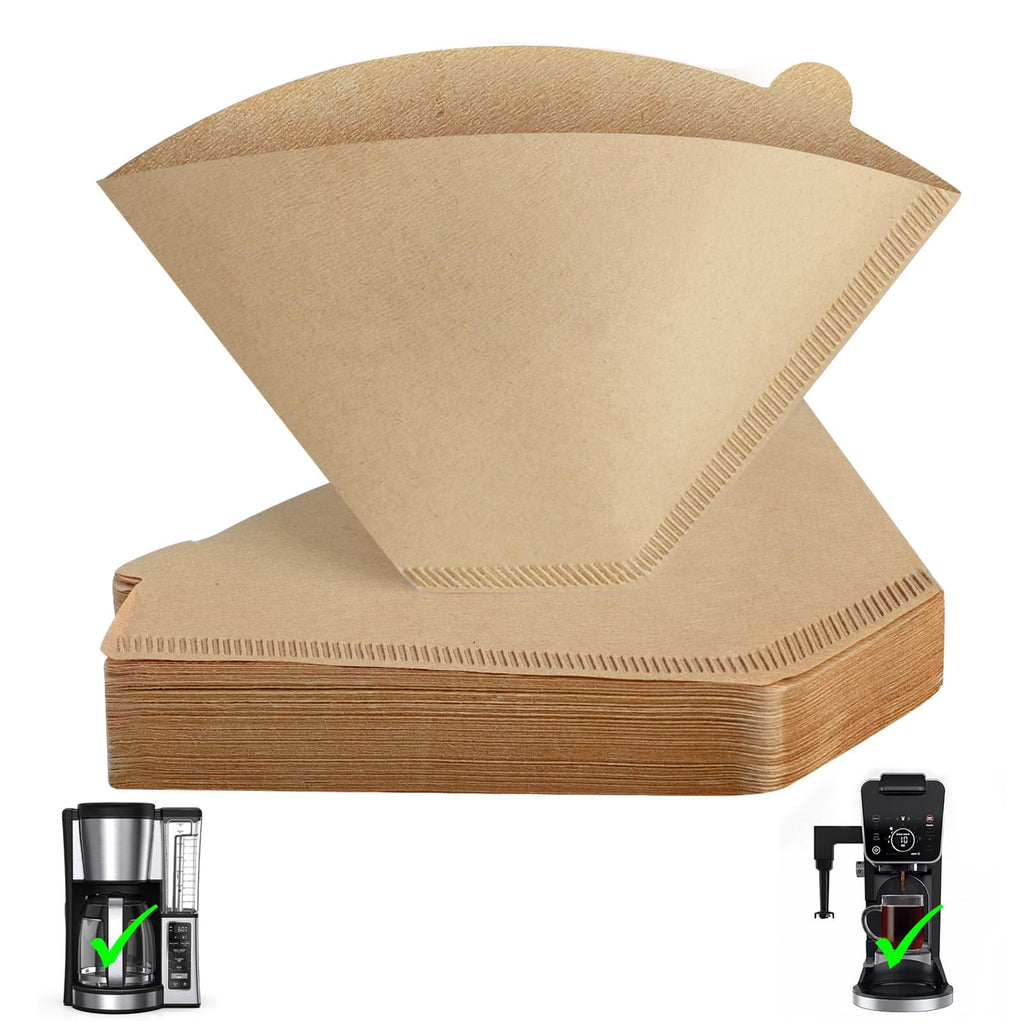 Clinuse 160Pcs #4 Coffee Filters 8-12 Cup, Filters for Ninja Coffee Maker