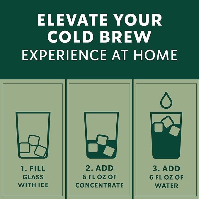 Starbucks Cold Brew Coffee Concentrate, Caramel Dolce, 100% Arabica, Multi-Serve Bottle (32 Fl Oz)