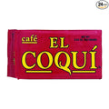 El Coquí Dark Roast Espresso Ground Coffee, Rich, Ground Coffee, Bulk Coffee, Authentic Puerto Rican Style Coffee, Vacuum Sealed, Ground Espresso Beans, 8.83 oz (24 pack)