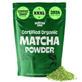 Matcha DNA Organic Matcha Powder - XXL 16oz TIN – Matcha Green Tea - USDA Organic Gluten-Free Vegan, Unsweetened No Additives - Everyday Green Macha Powder Tea for Lattes, Smoothies, Baking & Recipes