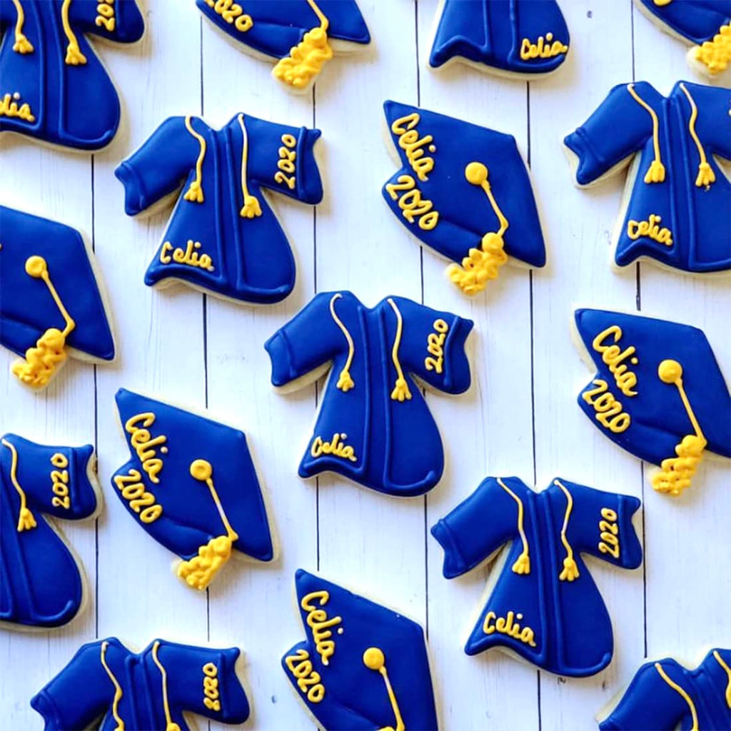 Kanehosi Graduation Cookie Cutters 6Pcs for Celebration Kitchen Baking