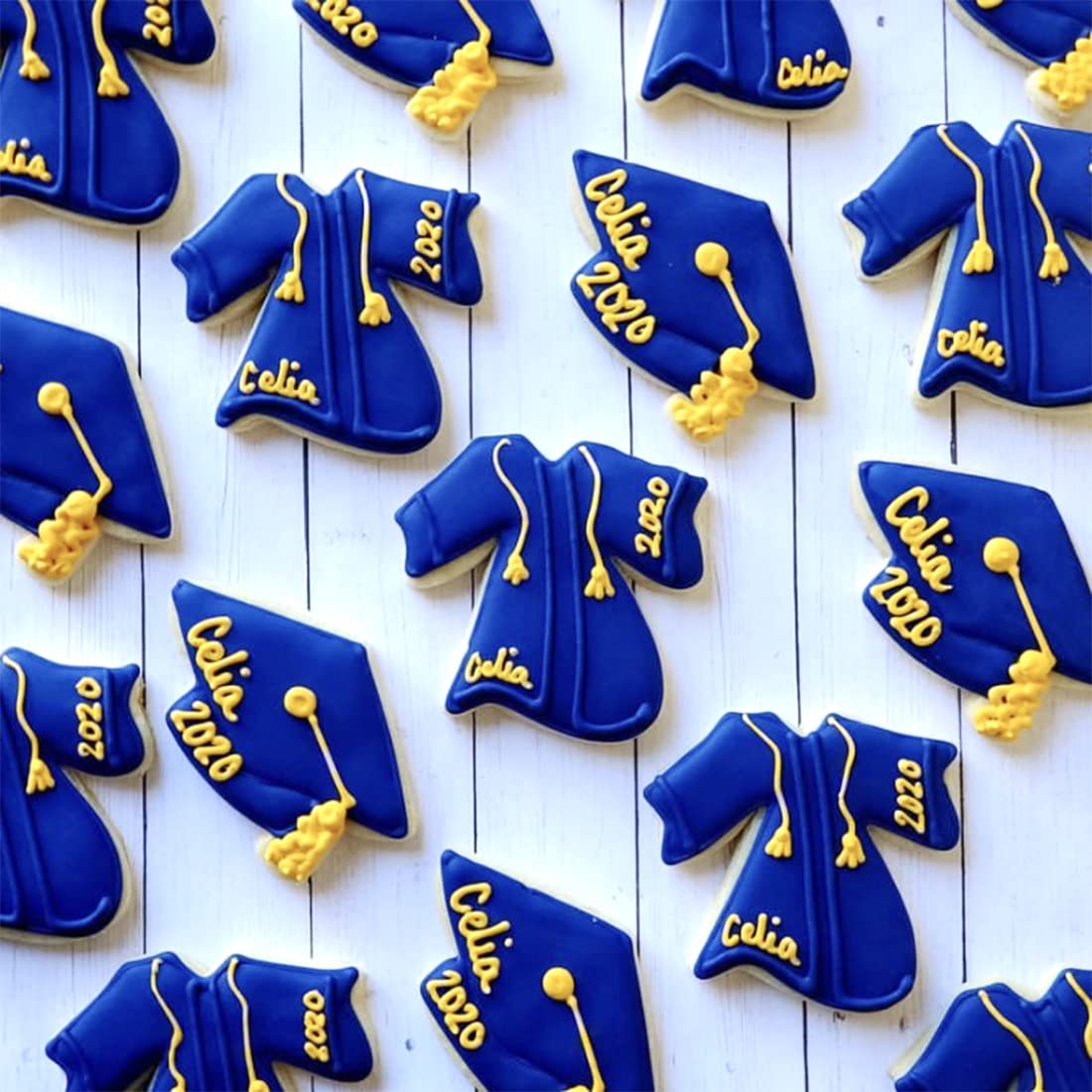Kanehosi Graduation Cookie Cutters 6Pcs for Celebration Kitchen Baking