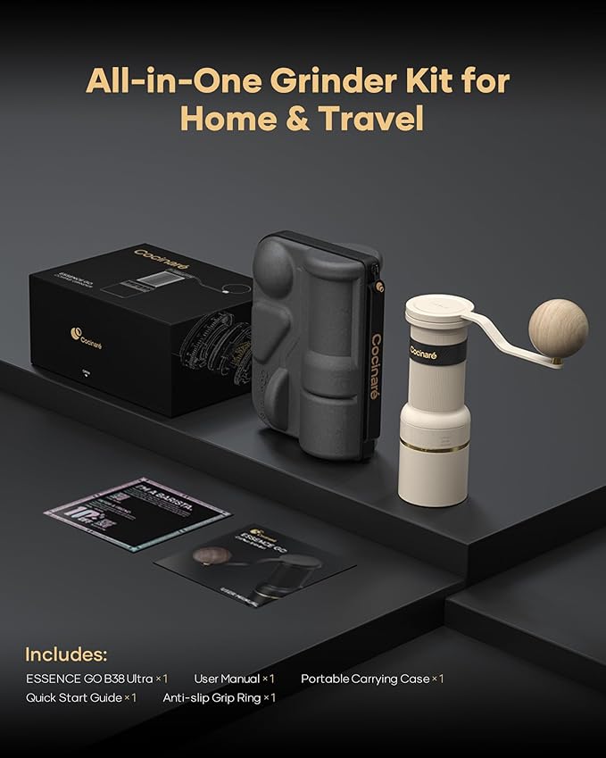 Cocinare ESSENCE GO B38 Ultra Manual Coffee Grinder Capacity 30g